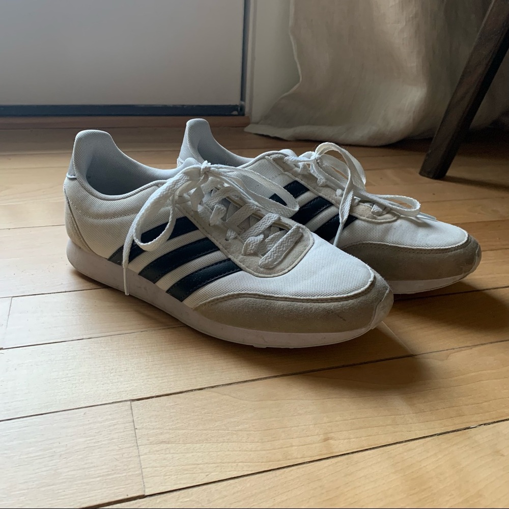 Adidas White Black Sneakers